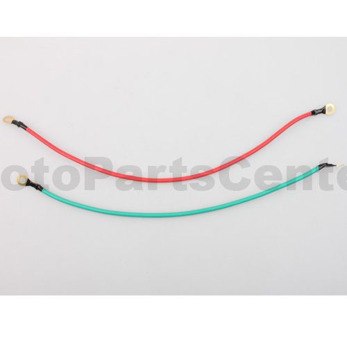 Pair of Battery Cable for Motorcycle - Click Image to Close