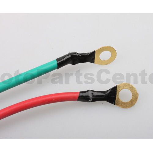 Pair of Battery Cable for Motorcycle - Click Image to Close