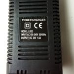 24V, 1.8A Charger with XLR plug for Electric Scooter