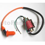 Performance Ignition Coil for 50cc-125cc ATV, Dirt Bike & Go Kar