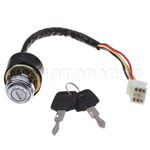 6 wire Key Switch for 2-stroke Pocket Bike - Click Image to Close