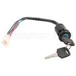 4 wire Key Ignition for ATV & Dirt Bike - Click Image to Close