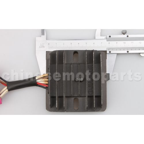 6 wire Double Plug Voltage Regulator for JIANSHE 250cc ATV - Click Image to Close