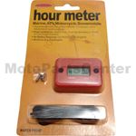 Red Waterproof Hour Meter for Motorcycle, Pocket Bike, Scooter - Click Image to Close