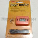 Red Waterproof Hour Meter for Motorcycle, Pocket Bike, Scooter