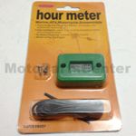 Red Waterproof Hour Meter for Motorcycle, Pocket Bike, Scooter