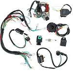 Wire Harness Kits for 4 stroke 50-125cc ATV Quad Go Kart