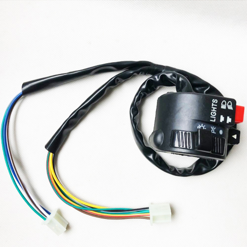 4-Function Left Switch Assembly with Choke Lever for ATV - Click Image to Close