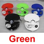 Head Light for 110cc 125cc 150cc 200cc 250cc Dirt Bike - Green - Click Image to Close