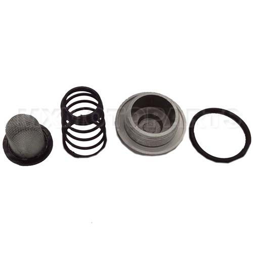 Oil Drain Screw with Filter for GY6 50cc-150cc ATV, Go Kart, Mop - Click Image to Close
