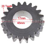 20-Teeth Driving Gear for GY6 125cc-150cc ATV, Go Kart & Scooter - Click Image to Close