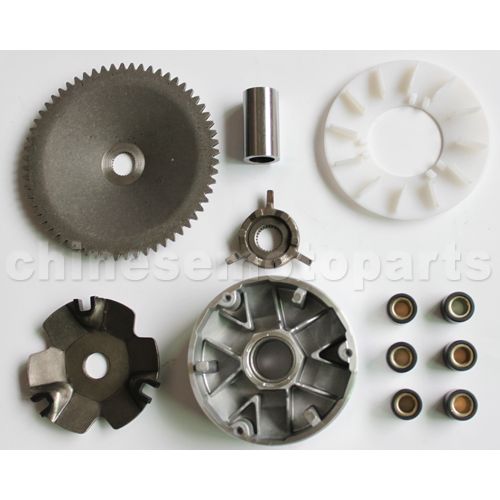 Driving Wheel Assembly for GY6 50cc Moped - Click Image to Close