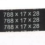 788*17*28 Belt for 2-stroke Pocket Bike