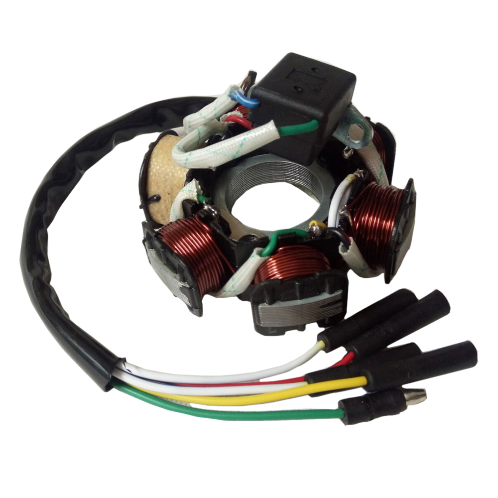 6-Coil Magneto Stator for 50cc-125cc Electrical Start ATV, Dirt - Click Image to Close