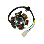 6-Coil Half-Wave Magneto Stator for 50cc-125cc Electrical Start