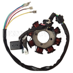 8-Coil Magneto Stator for CG 125cc-250cc ATV, Dirt Bike & Go Kar