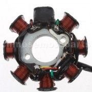 8-Coil Magneto Stator for GY6 50cc Moped & Scooter