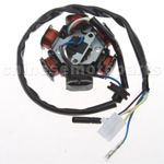 6-Coil Magneto Stator for GY6 50cc Moped & Scooter - Click Image to Close