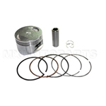 Piston Assembly for GY6 150cc ATV, Go Kart, Moped & Scooter - Click Image to Close