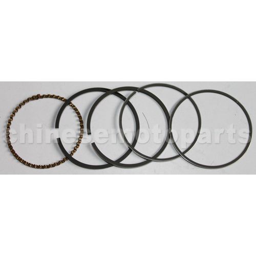 Piston Ring Set for GY6 150cc ATV, Go Kart, Moped & Scooter - Click Image to Close