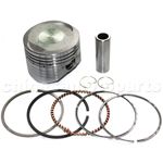 Piston Assembly for LIFAN 150cc Oil-Cooled Dirt Bike - Click Image to Close