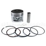 Piston Assembly for CG 125cc ATV, Dirt Bike & Go Kart - Click Image to Close