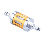 CNC Aluminum Transparent Glass Gasoline Filter for 125cc Motorcycles