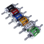 CNC Aluminum Transparent Glass Gasoline Filter for 125cc Motorcycles