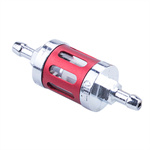 CNC Aluminum Transparent Glass Gasoline Filter for 125cc Motorcycles
