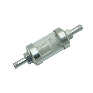 Motorcycle Glass Tube Fuel Filter Plastic Core CNC Modified Gasoline Filter