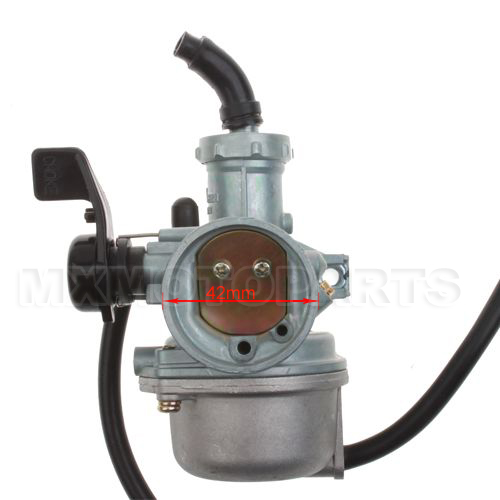 22mm Carburetor of High Quality with Hand Choke for 125cc - Click Image to Close