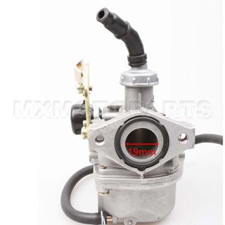 19mm Carburetor with Cable Choke for 110cc ATV, Dirt Bike & Go K