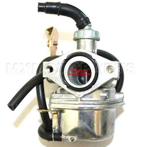 19mm Carburetor of High Quality with Cable Choke for 110c - Click Image to Close