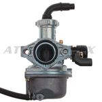 KUNFU 22mm Carburetor of High Quality with Hand Choke for 125cc