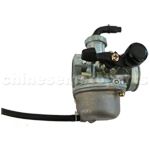 KUNFU 22mm Carburetor of High Quality with Hand Choke for 125cc - Click Image to Close