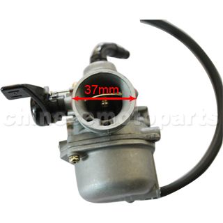 KUNFU 19mm Carburetor of High Quality with Left Hand Choke for 1