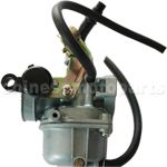 KUNFU 19mm Carburetor of High Quality with Cable Choke for 110cc - Click Image to Close