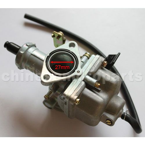 KUNFU 27mm Carburetor of High Quality with Cable Choke for CG 15 - Click Image to Close