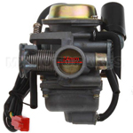 KUNFU 24mm Carburetor of High Quality for GY6 125cc-150cc ATV, G - Click Image to Close