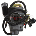 KUNFU 24mm Carburetor of High Quality for GY6 125cc-150cc ATV, G