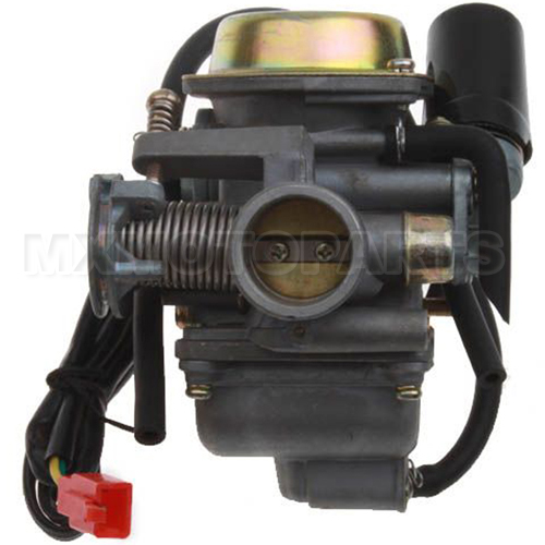 KUNFU 24mm Carburetor of High Quality for GY6 125cc-150cc ATV, G - Click Image to Close