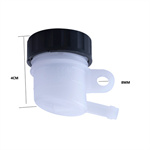Compact CNC Oil Cup for Rear Brake Master Cylinder Universal Motorcycle Fitment