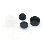 Compact CNC Oil Cup for Rear Brake Master Cylinder Universal Motorcycle Fitment