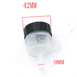 Compact CNC Oil Cup for Rear Brake Master Cylinder Universal Motorcycle Fitment