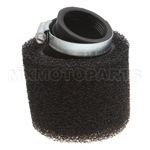 42mm Bent Air Filter for ATV, Dirt Bike & Go Kart - Click Image to Close