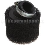 35mm Bent Air Filter for ATV, Dirt Bike & Go Kart - Click Image to Close