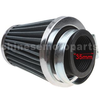 35mm Air Filter for 50cc-125cc ATV, Dirt Bike & Go Kart