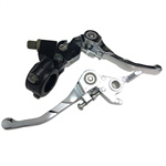 7/8" Handlebar Foldable Brake & Clutch Lever Set for 50cc-125cc Dirt Pit Bike - Click Image to Close