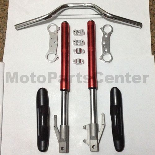 Front Fork Assembly for 47cc 49cc Dirt Bike - Click Image to Close
