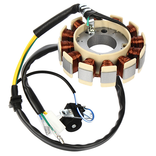 12 Poles DC Stator for GY6 125cc 150cc Scooter Moped - Click Image to Close